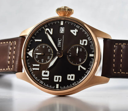 Πίσω όψη IWC Big Pilot’s Monopusher Antoine de Saint Exupéry