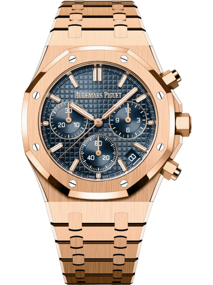 Royal Oak 26240OR.OO.1320OR.05 Rose Gold Blue Dial  41mm