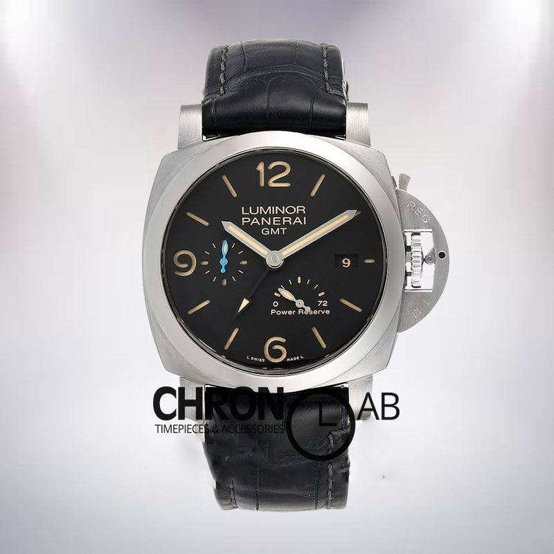 Luminor GMT 44mm PAM01321 Men's Silver-tone