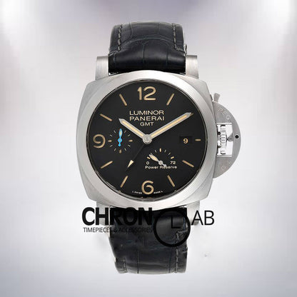 Luminor GMT 44mm PAM01321 Men's Silver-tone