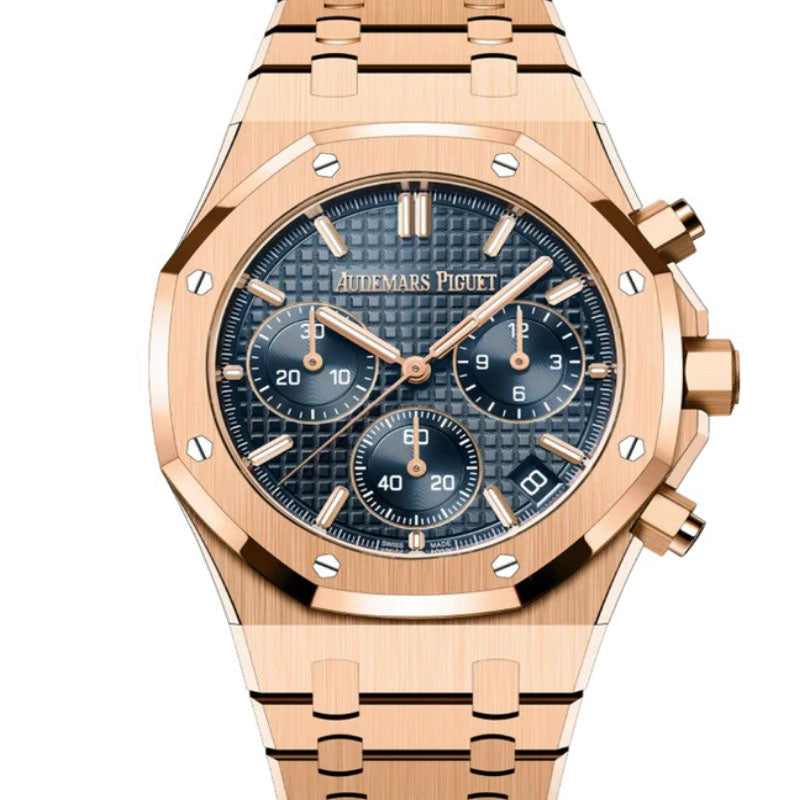 Royal Oak 26240OR.OO.1320OR.05 Rose Gold Blue Dial  41mm