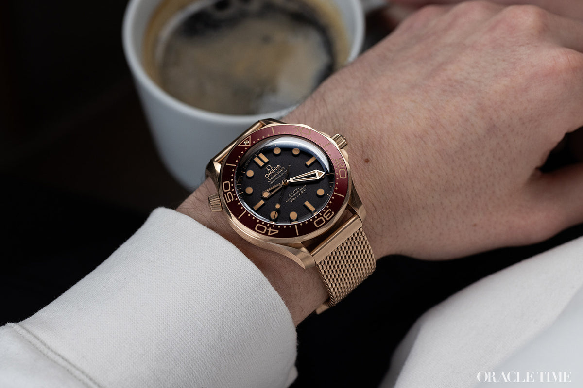 Ανδρικό Omega Seamaster Diver 300M 42mm bronze gold replica watch
