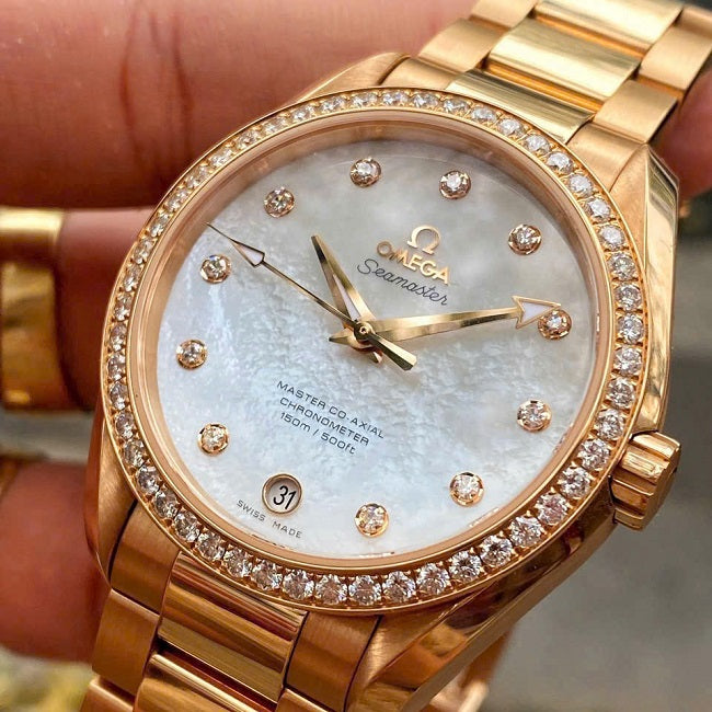 Omega Seamaster Aqua Terra 30mm Rose Gold Replica 231.55.30.20.55.001