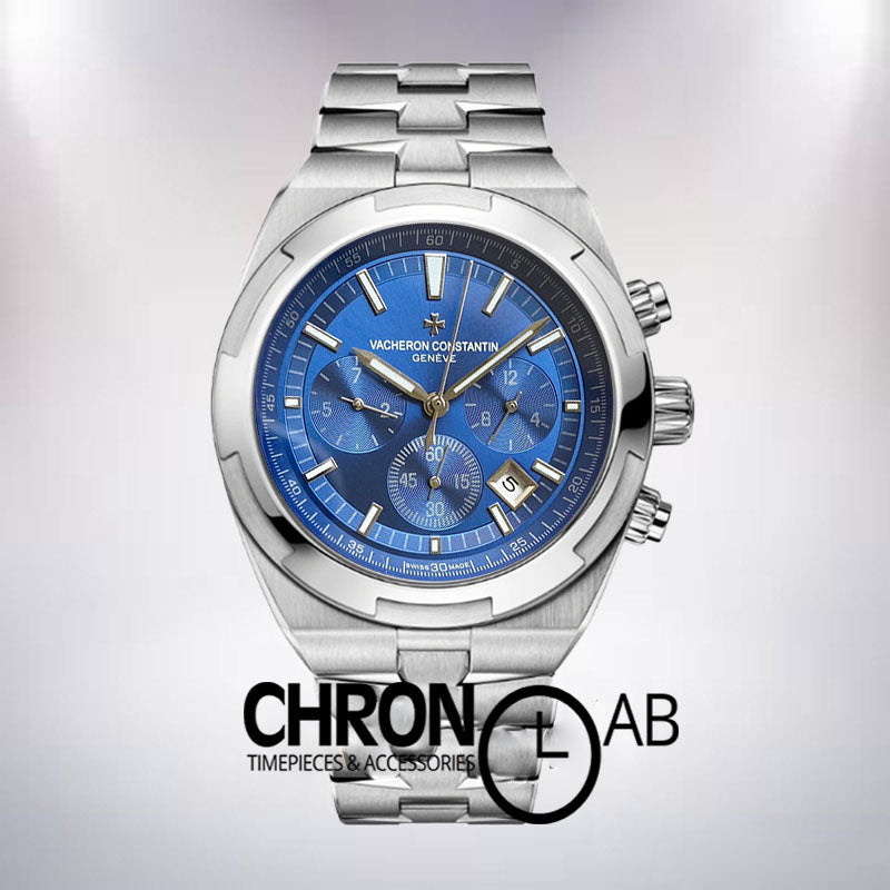 Overseas 42mm Chronograph Blue Dial Men  5500V110A-B148
