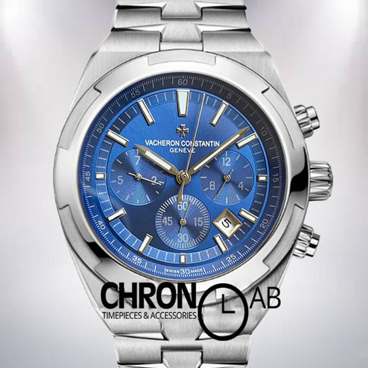 Overseas 42mm Chronograph Blue Dial Men  5500V110A-B148
