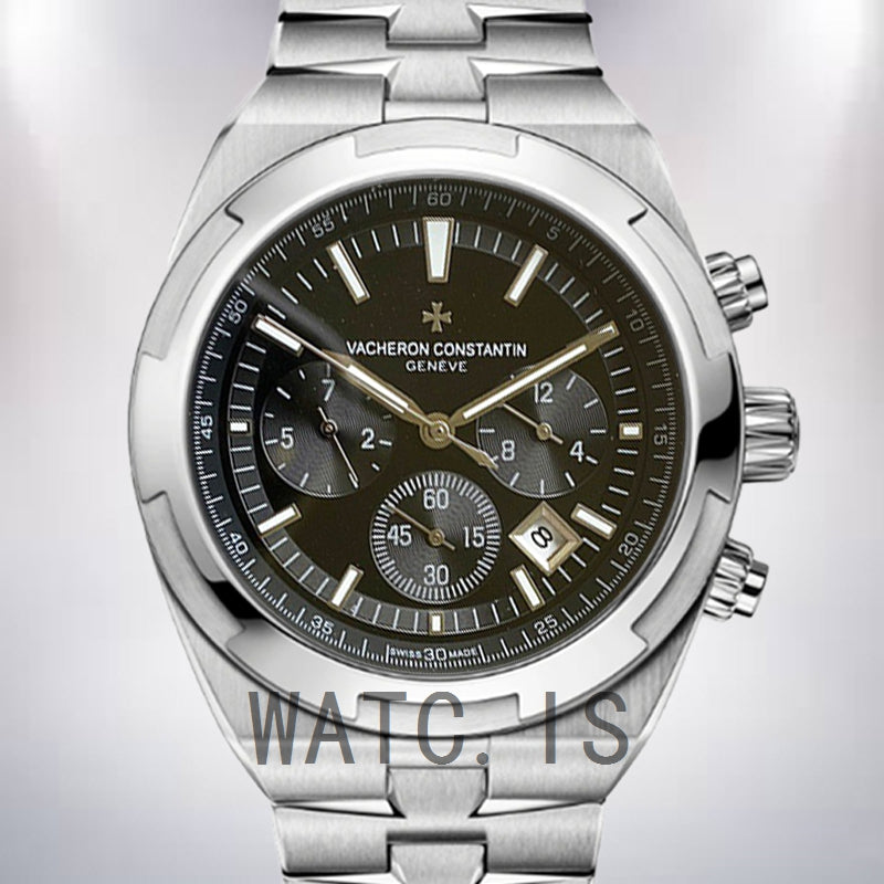 Overseas Chronograph Black Dial 5500V110A-B148 X 42mm
