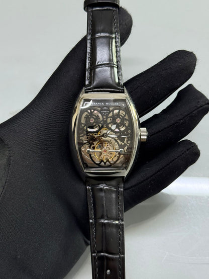 Giga Tourbillon 8889 T G SQT BR SS Black Dial