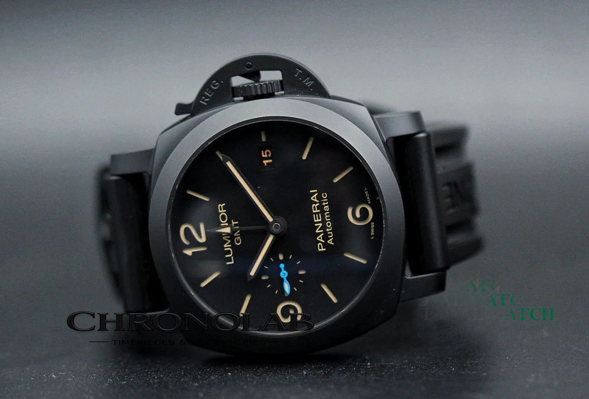 Κορώνα με προστατευτικό Panerai Luminor 1950 44mm λεπτομέρεια