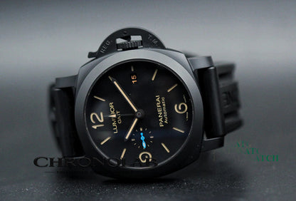 Κορώνα με προστατευτικό Panerai Luminor 1950 44mm λεπτομέρεια