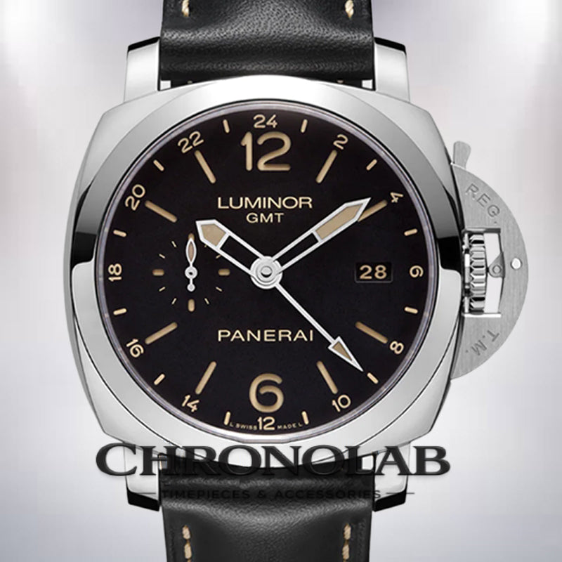 Panerai Luminor GMT 44mm PAM00531-001 Men's Black Dial