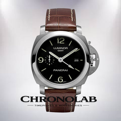 Panerai Luminor GMT PAM00320-001 44mm men’s automatic black dial watch