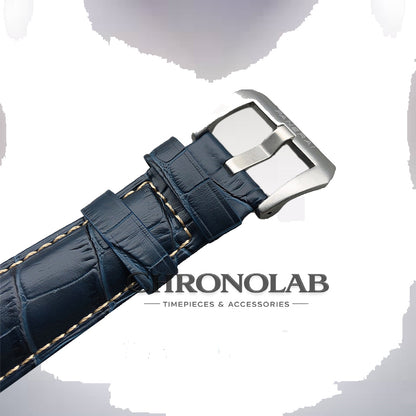 Panerai Luminor GMT PAM01033 Men's 44mm Leather Strap Blue Dial