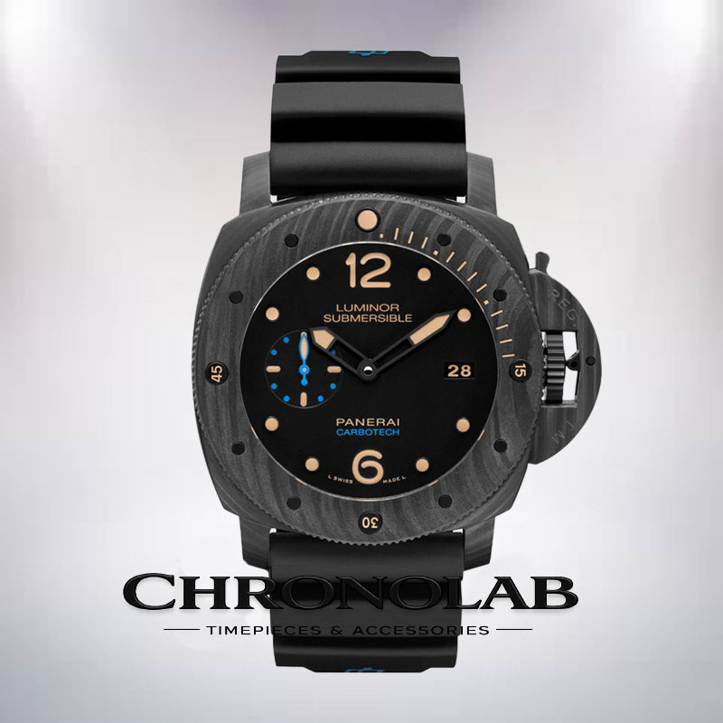 Panerai PAM00616 Luminor Submersible 47mm men’s automatic watch with black dial