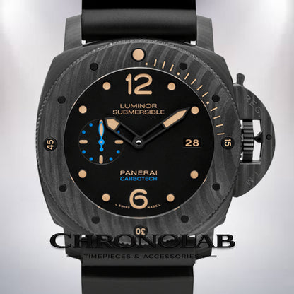 Panerai Luminor Submersible PAM00616 men’s 47mm black dial automatic dive watch