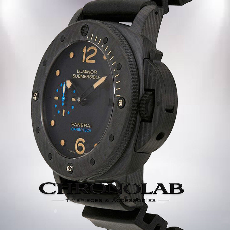 Panerai PAM00616 Luminor Submersible 47mm men’s automatic watch with black dial