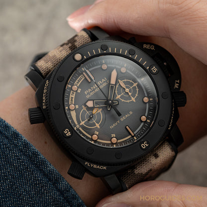 Panerai Submersible Chrono Navy SEALs Titanio 47mm Replica Automatic