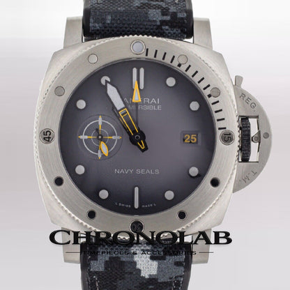 Panerai PAM01323 Submersible QuarantaQuattro Navy SEALs edition automatic steel diver 44mm