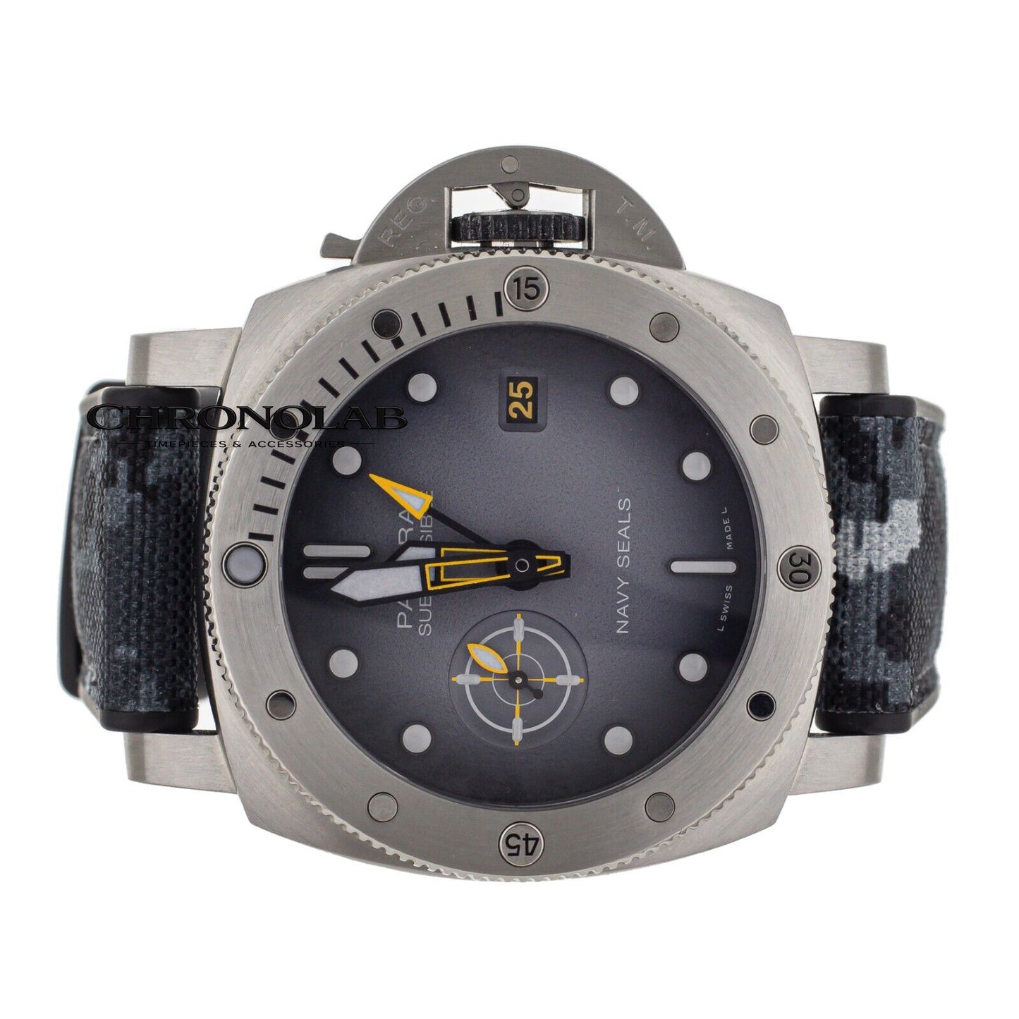Panerai Submersible QuarantaQuattro Navy SEALs PAM01323 44mm automatic steel watch
