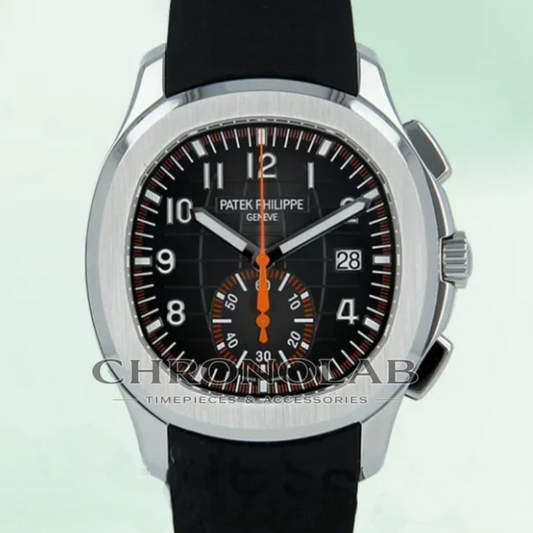 Aquanaut Chronograph Ref. 5968A-001 Black Rubber 42mm