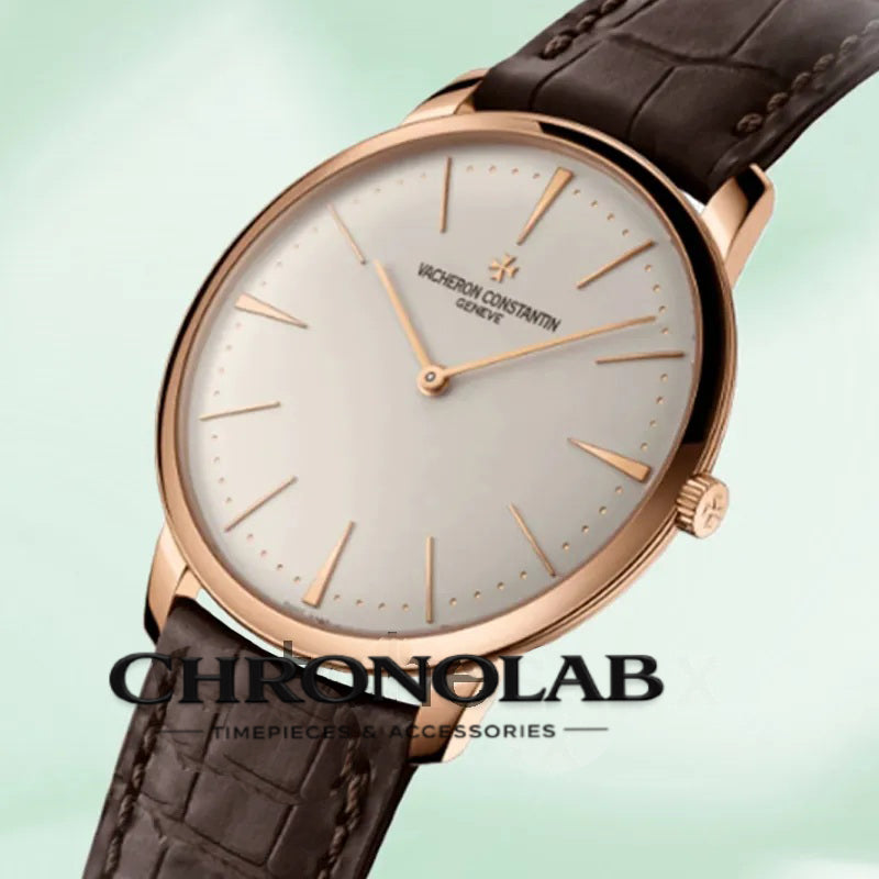 Vacheron Constantin Patrimony 81180 40mm ανδρικό ρολόι με λευκό καντράν