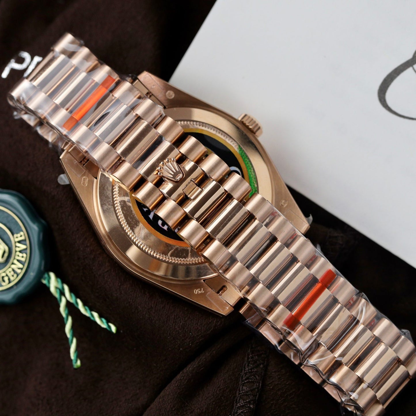 Rolex Replica Watch Day-Date 228235 Lava Dial Weight 185 Grams QF Factory 40mm