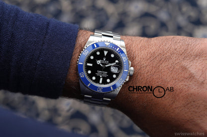Submariner 126619LB ‘Smurf’ Blue Ceramic in Black Dial