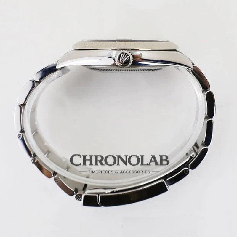 Rolex Datejust 126334 Fluted Bezel Black Diamond Dial 36mm