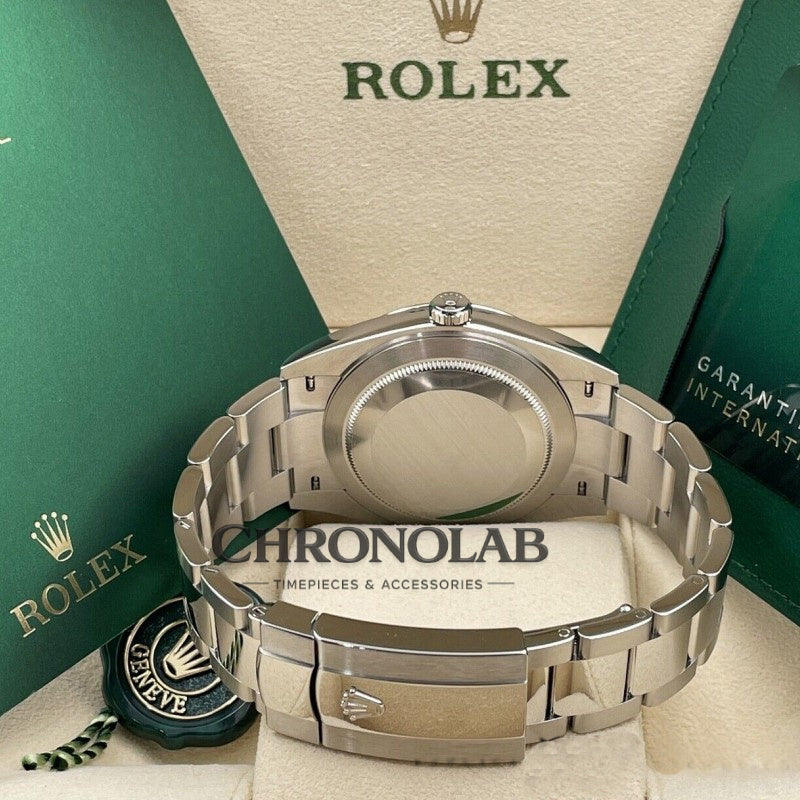 Rolex Datejust 126334 Fluted Bezel Blue Roman Numeral Dial 41MM Mens Replica Watch