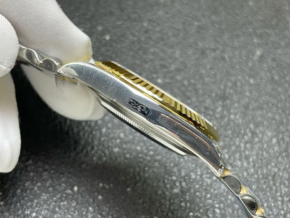 Rolex Rolex Datejust 41 Two-Tone Gold Dial Diamond Markers 126333 Clean Factory