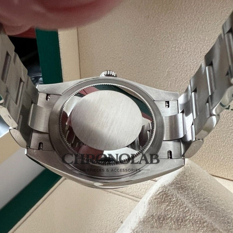 Rolex Datejust 126334 Fluted Bezel Green Motif Dial 41MM Mens Replica Watch