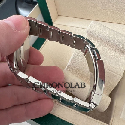 Rolex Datejust 126334 Fluted Bezel Green Motif Dial 41MM Mens Replica Watch