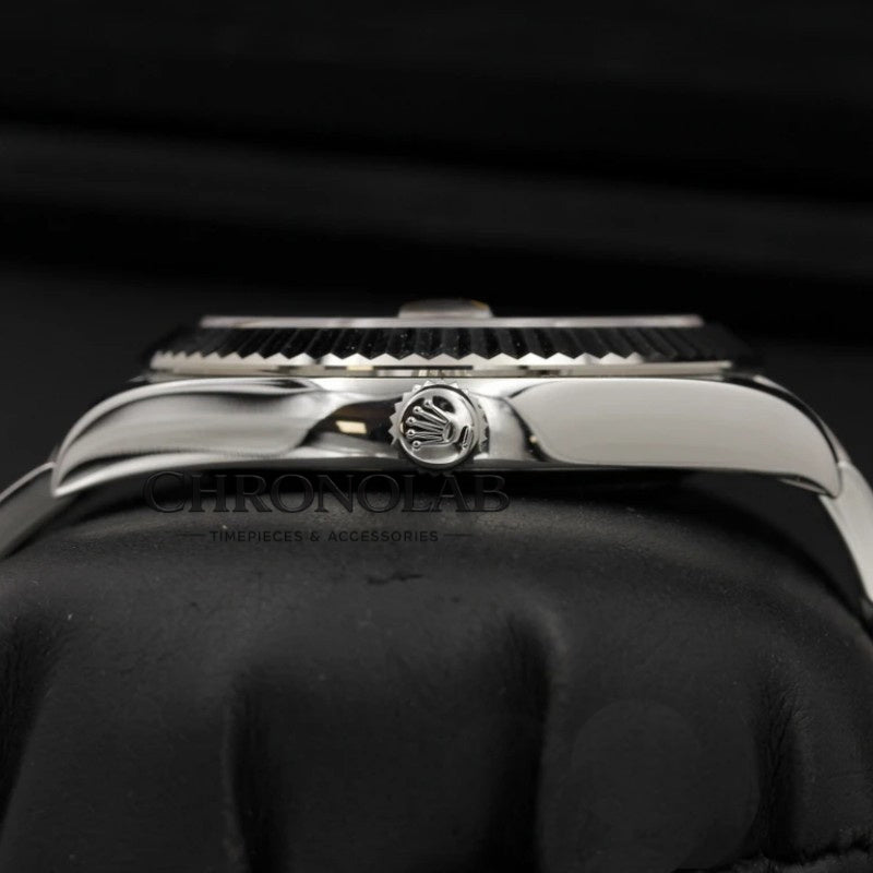 Rolex Datejust II 116334 Silver Diamond Dial 36mm Mens Replica Watch