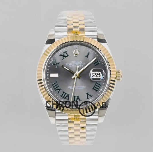 Datejust 3641 126331 Gray Dial in with Roman Markers in Jubilee