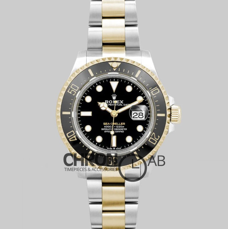 Sea-Dweller Deepsea 126603 Black Ceramic in Two Tone Rolesor