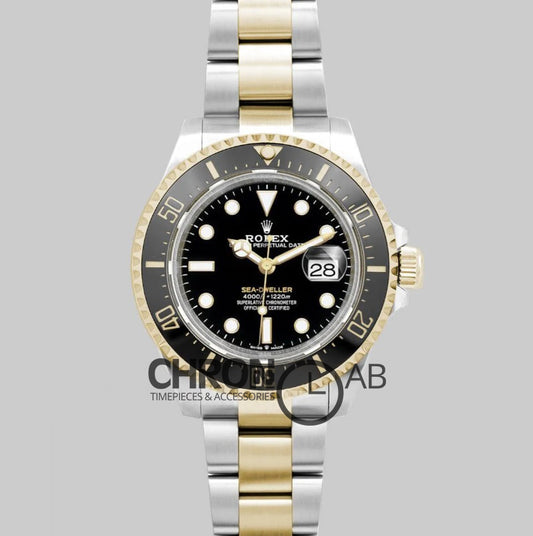 Sea-Dweller Deepsea 126603 Black Ceramic in Two Tone Rolesor