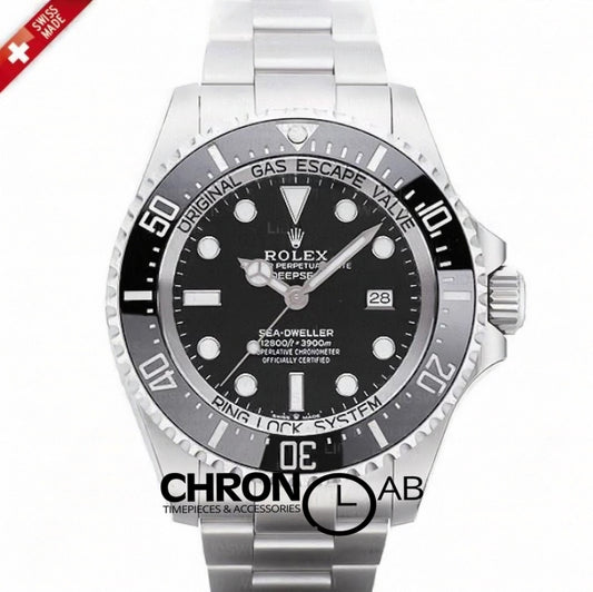 Sea-Dweller Deepsea 126660 Black Ceramic