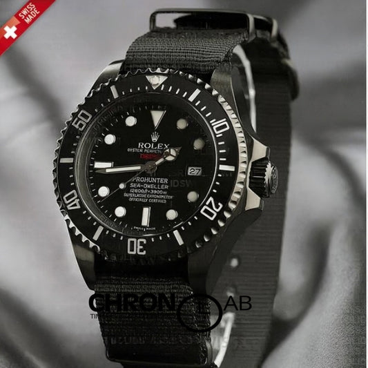 Sea-Dweller Deepsea 116600 Prohunter PVD Nato Strap