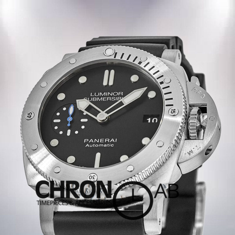 Submersible PAM00682 Men's 47mm Rubber Band