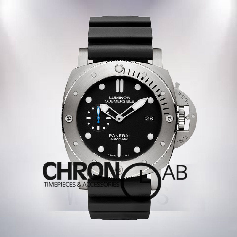 Submersible PAM00682 Men's 47mm Rubber Band