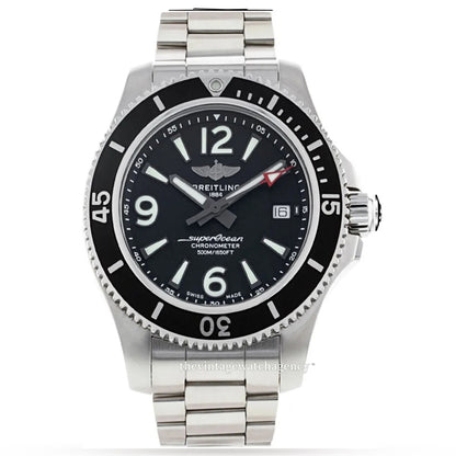Superocean Automatic 44mm stainless steel UK exclusive watch with black dial
