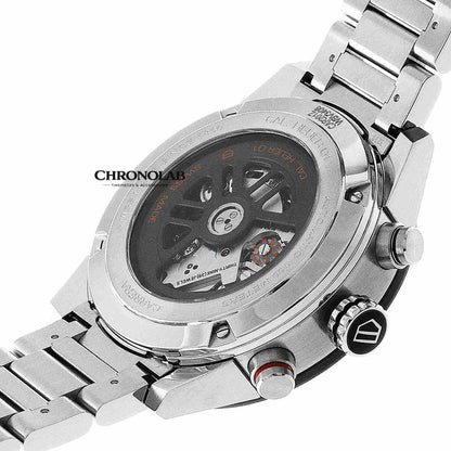 TAG Heuer Carrera 01 Steel Black 45mm Replica Watch – κομψό σπορ ανδρικό ρολόι