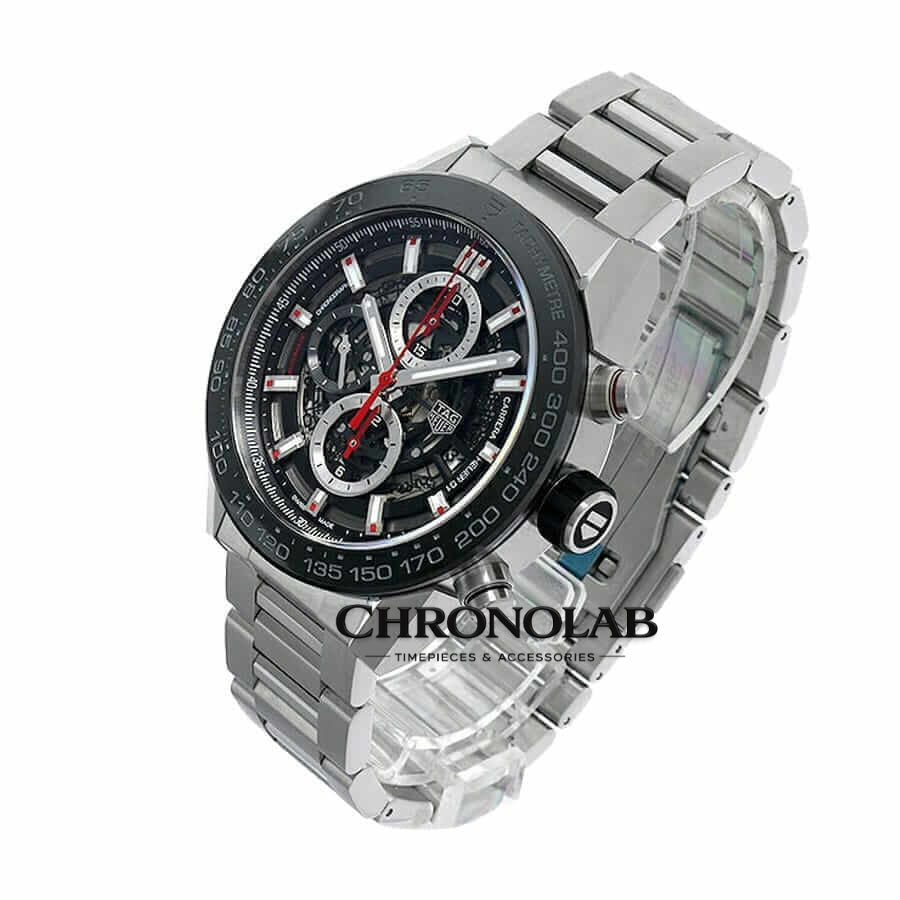 Replica TAG Heuer Carrera 01 45mm Steel Black – πολυτελές ανδρικό ρολόι υψηλής ποιότητας