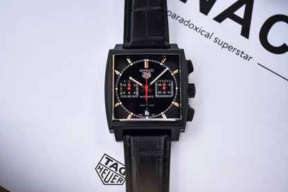 Ανδρικό TAG Heuer Monaco Dark Lord 39mm χρονογράφος limited edition