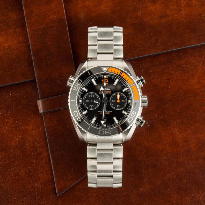 Seamaster Planet Ocean 600M  Chronograph 45.5mm Black Dial