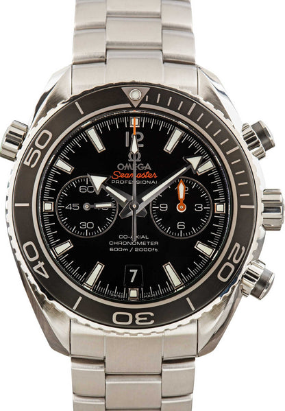 Seamaster Planet Ocean 600M  Chronograph 45.5mm Black Dial