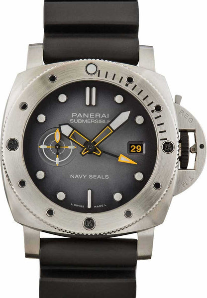 Submersible 47mm GMT Navy Seals Stainless Steel