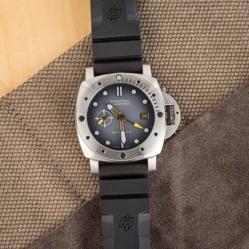 Submersible 47mm GMT Navy Seals Stainless Steel