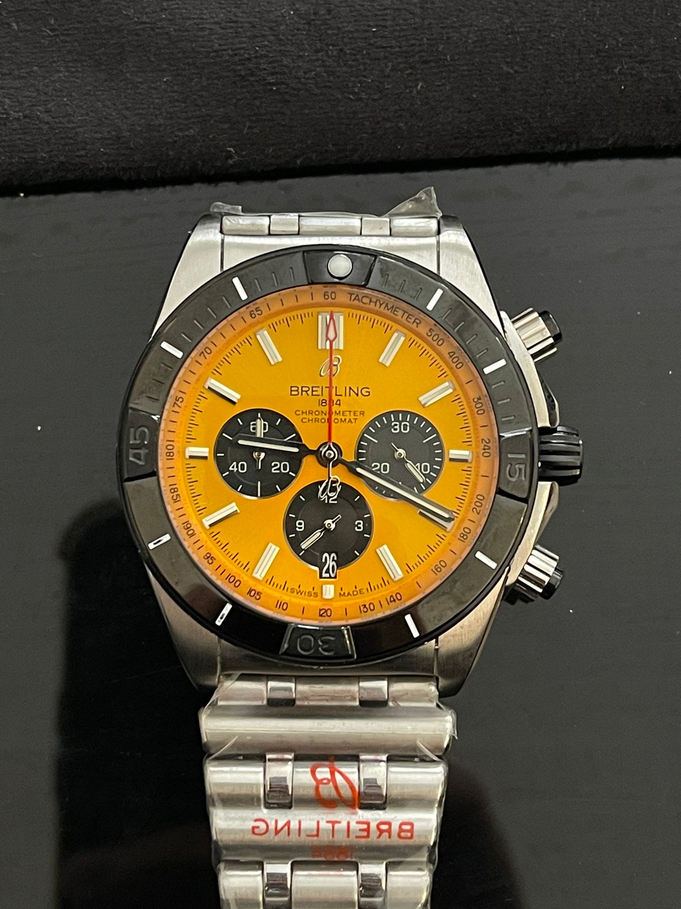 Chronomat B01 Chrono Yellow Dial 42mm AB0134101K1A1