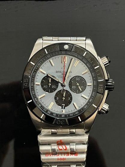 Chronomat B01 42mm Silver Dial Automatic Chronograph Gents Watch AB0134101C1A1