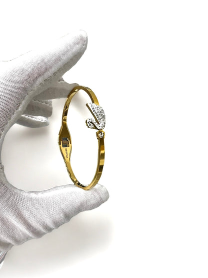 Σετ Swarovski Ρολόι & Κοσμήματα 5 Τεμαχίων – Gold 1+1 ΔΩΡO